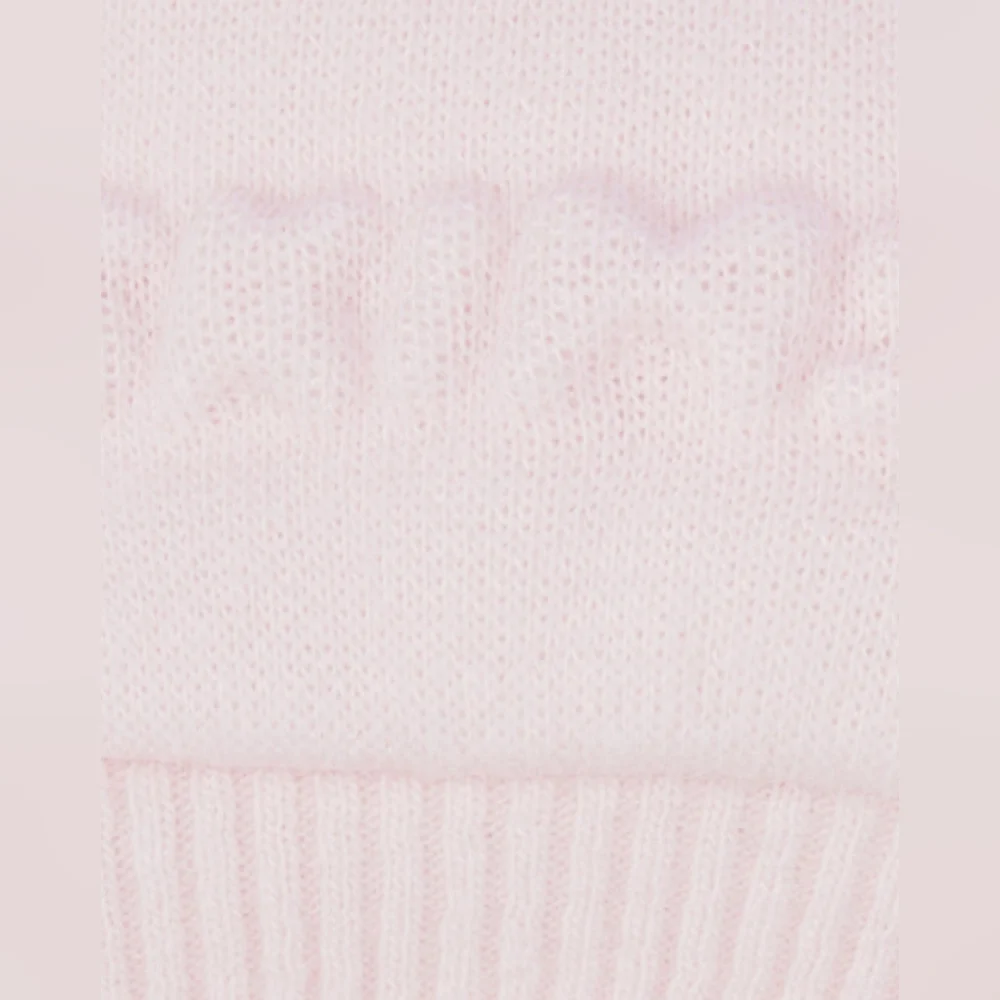 💕NWT SKIMS 🩷Cotton Fleece Shrunken Zip Up Cropped Hoodie Light BARELY PINK M - Picture 4 of 11